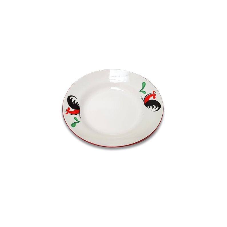 Kopin - Piring Makan Keramik / Porcelain Plate Kopin Ayam Jago Kpb9d 9 Inci