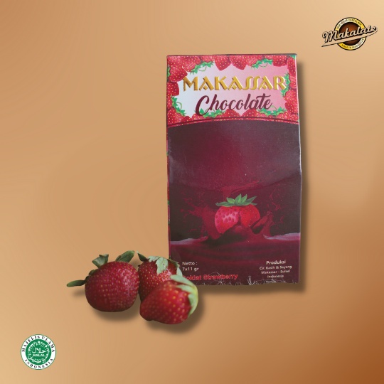 

COKELAT STANDING POUCH STRAWBERRY | Coklat Premium Khas Makassar Sulawesi Indonesia