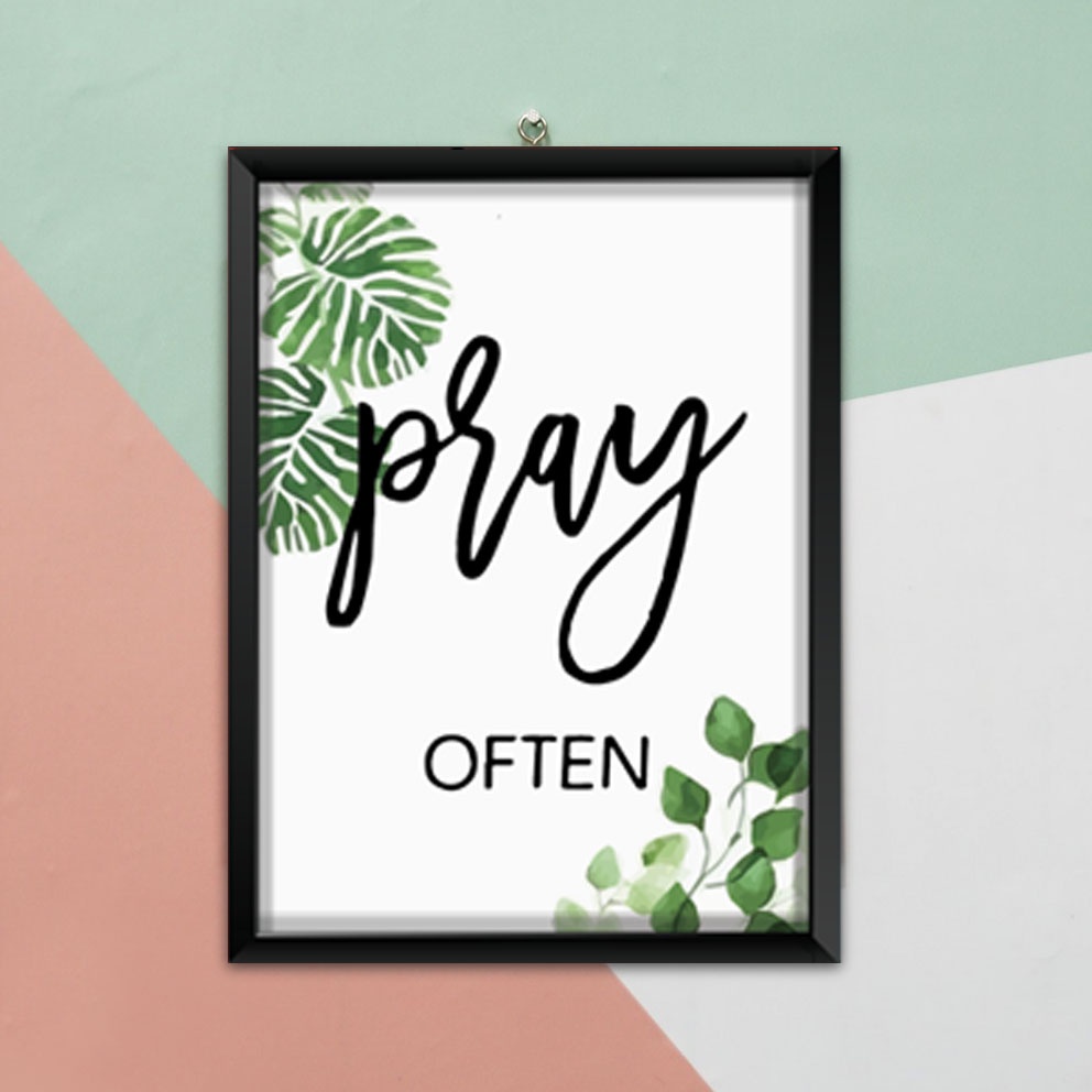 Hiasan Dinding wall decor Tropikal Dekorasi Dinding Ruang Tamu eat pray love