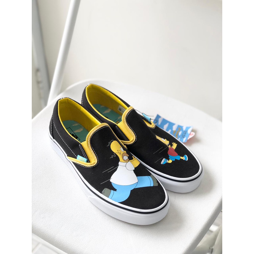 Vans Slipon x The Simpsons Bart n Homer