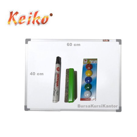 

Baru WHiteboard 40x60 Spidol Hitam Hapusan Magnet PROMO Termurah