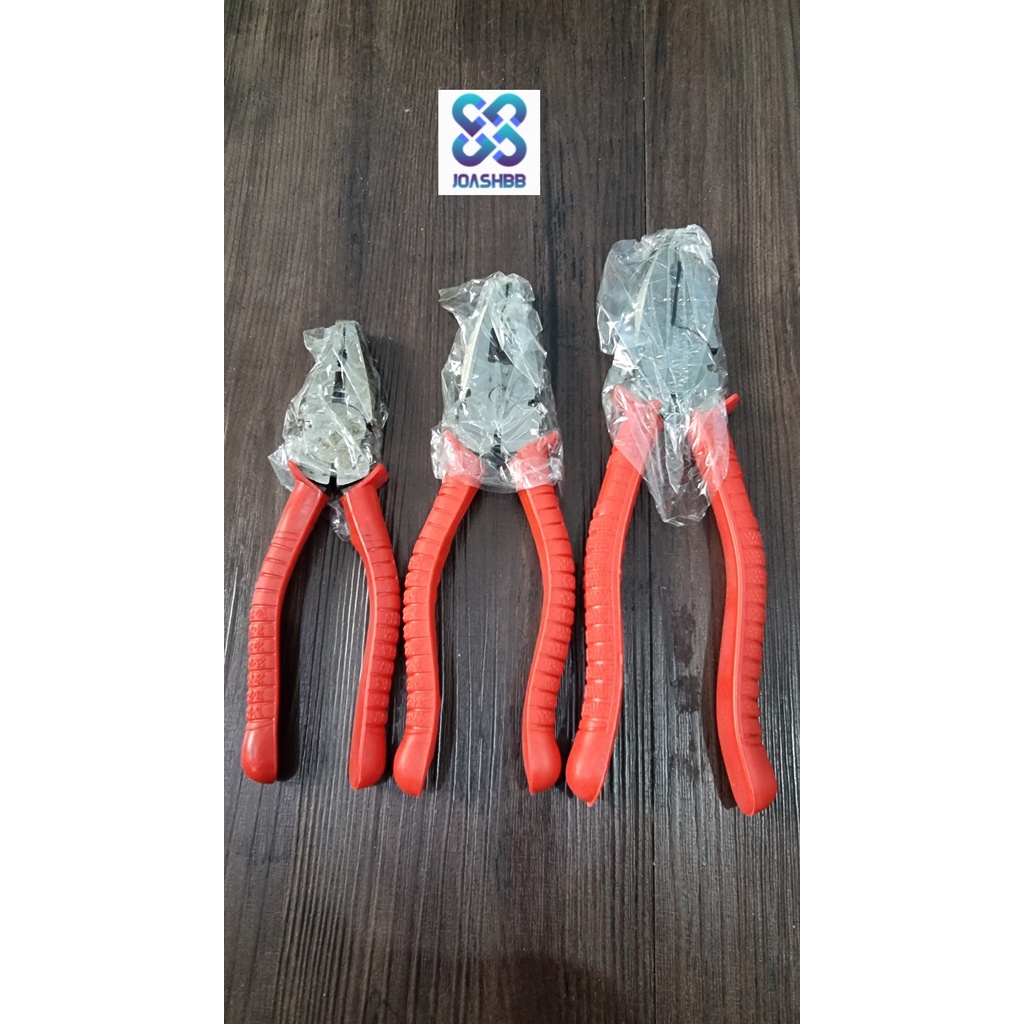 Tang Kombinasi 6&quot; (15cm) 7&quot; (17.78cm) 8&quot; (20.32cm) inch Gagang Karet / Kombination Pliers