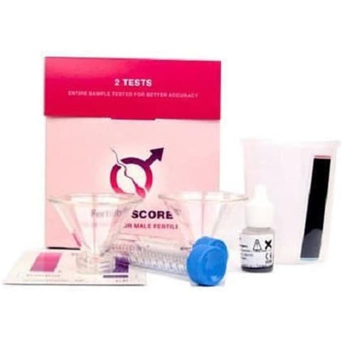 Alat Tes Sperma Kesuburan Pria FERTILITYSCORE Male Fertility Home Test {PROMO SPECIAL Kode 70
