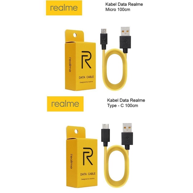 Kabel Data Realme VOOC Type C Fast Charging Original Cable Data USB C