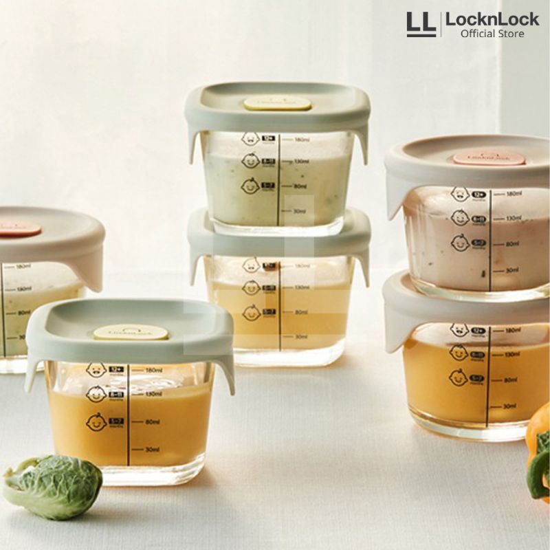 Lock N Lock Baby Food Container MPASI Kaca