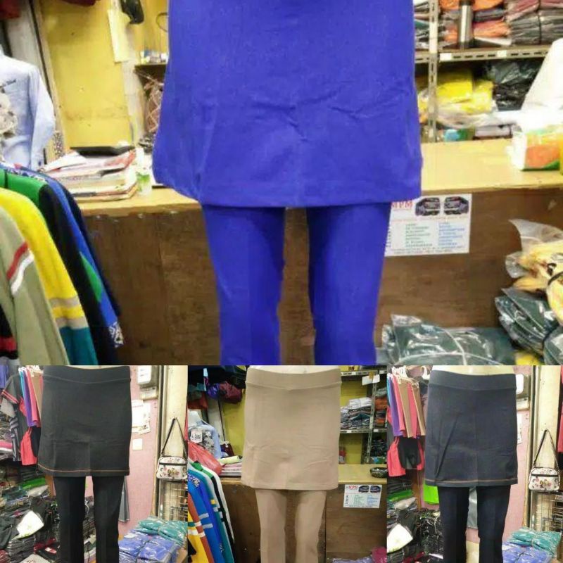 Unclewest celana rok (carok) nyatu denim