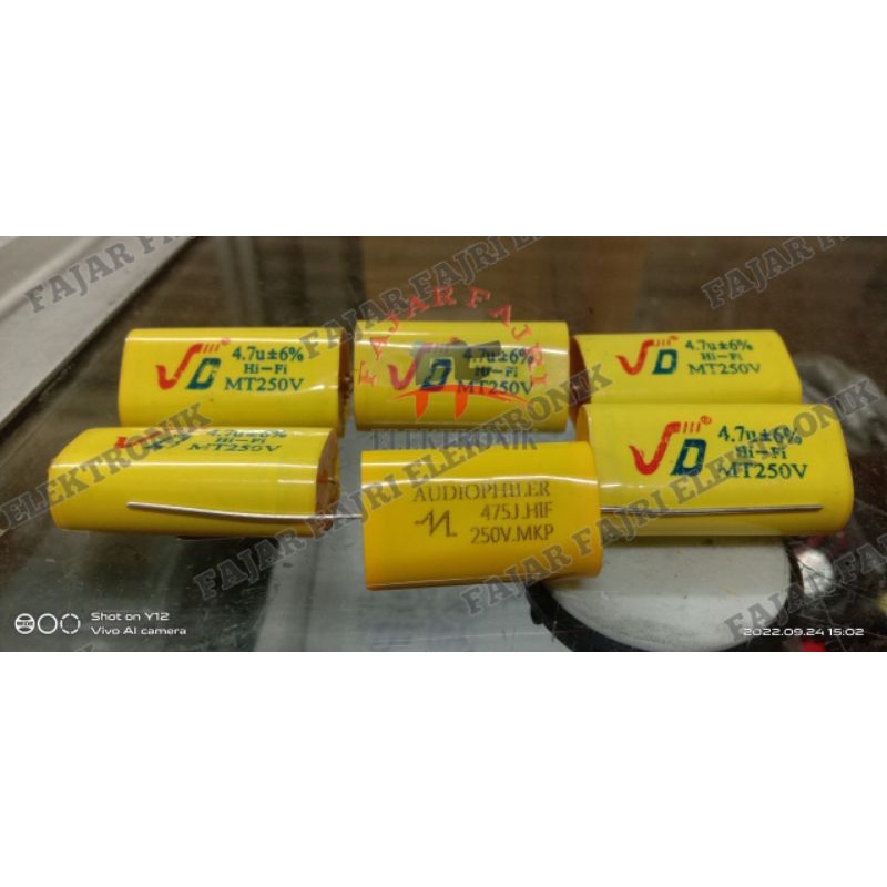 AudioPhiler 4.7uf 475J 250v Audio Philer 475 J 250 Volt