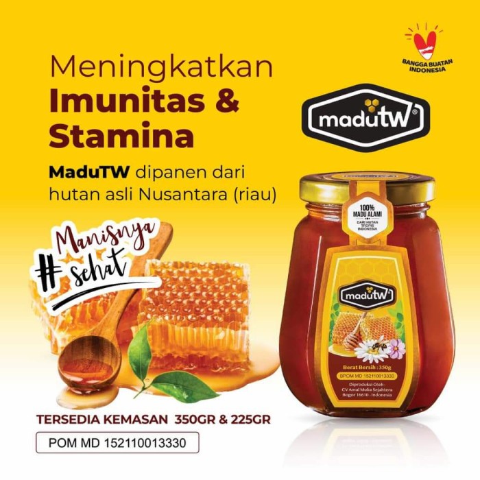 

Madu Hutan Tropis | Madu TW 350 gr | Madu Hutan Liar
