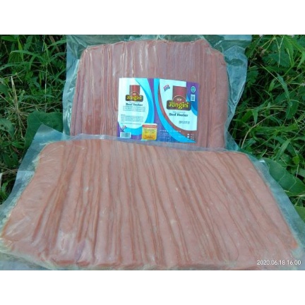 

Smoked Beef Rasher Yangini Free Bubble Wrap dan Dus Tebal