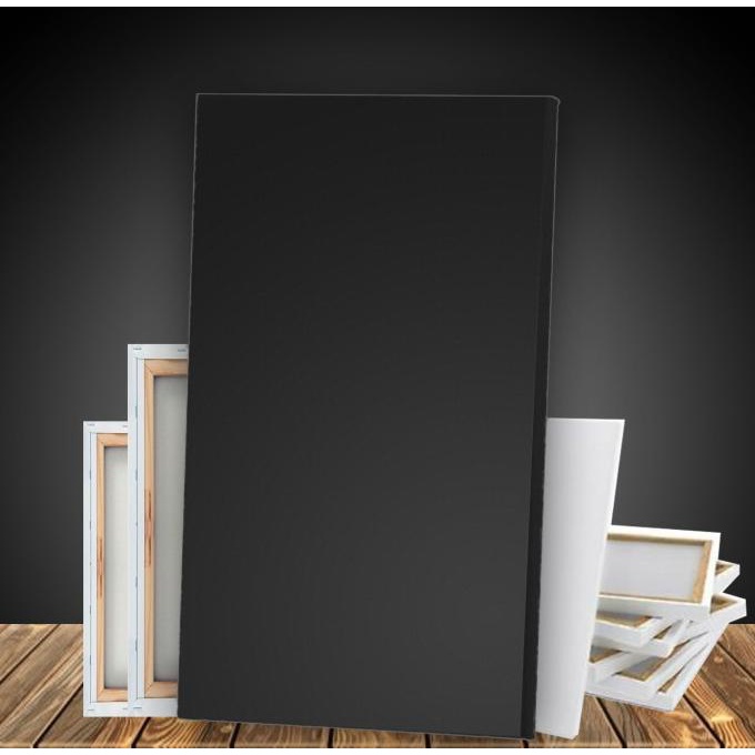 

Kanvas Lukis Hitam Spanram 110x50 cm Canvas Black 110x50cm by Ravalio
