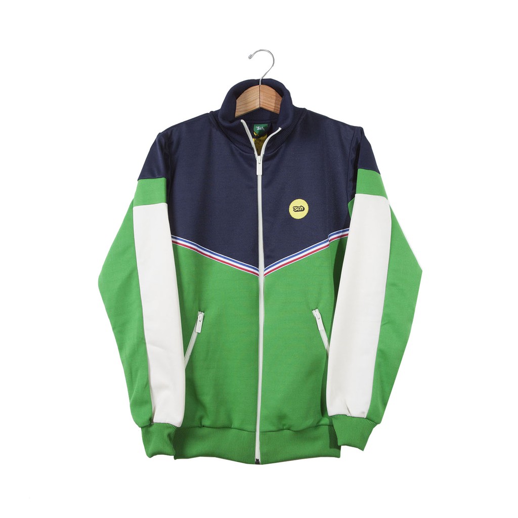 Sch Jacket SDT 80 NAVY BLUE-FUJI GREEN-OFF WHITE