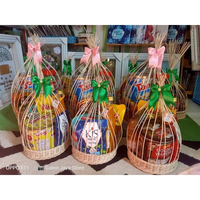 

Parcel lebaran sangkar burung unik