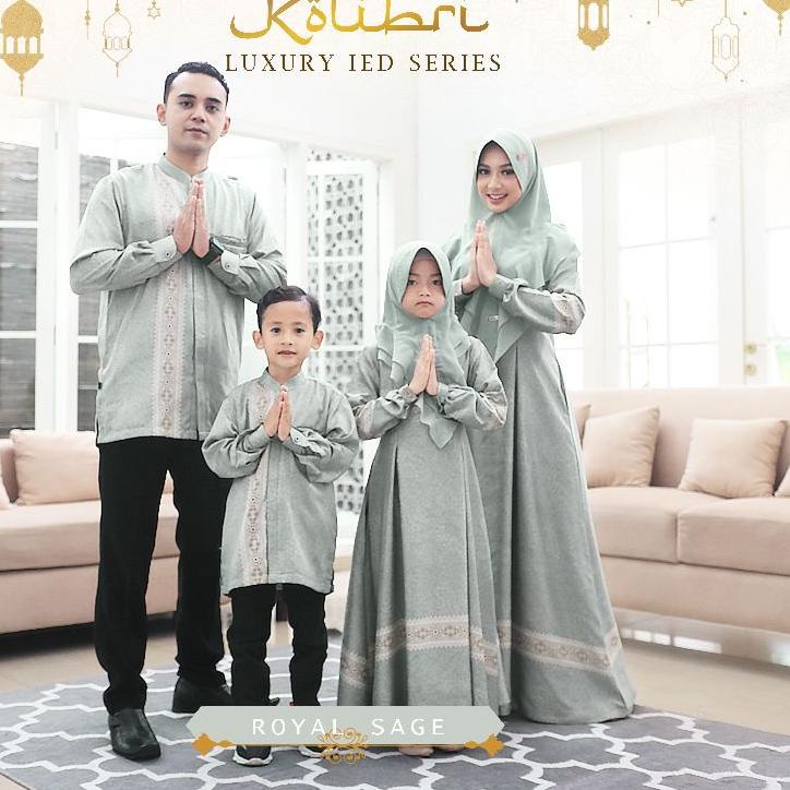 Wow Murah Meriah.. Kolibri Luxury Adha Series | Gamis dan Koko Family Set | Gamis dan Koko Couple Sa