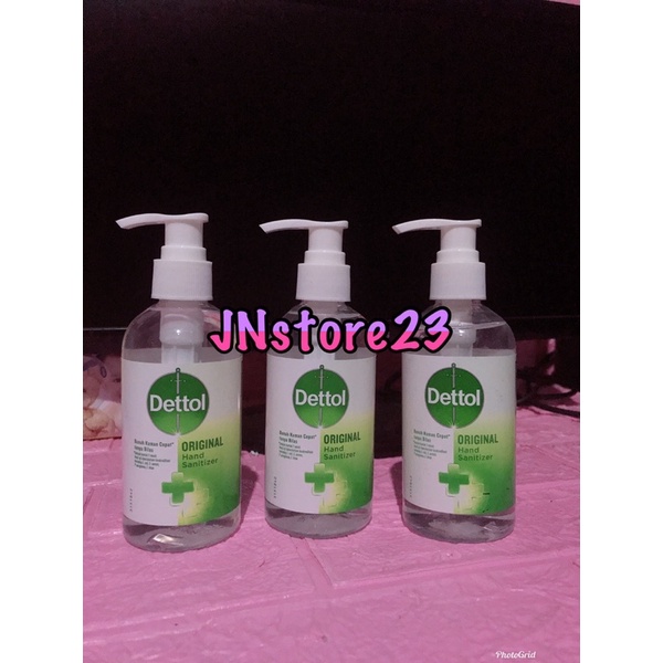 Dettol hand sanitizer 200ml original pump