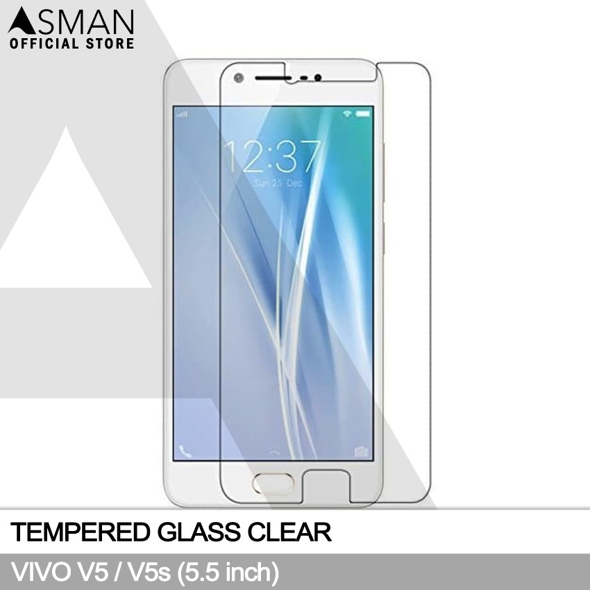 Tempered Glass VIVO V5 / V5s (5.5&quot;) | Anti Gores Pelindung Layar Kaca - Bening