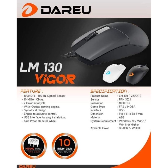 Dareu LM 130 Vigor / Dareu LM-130 / Dareu LM130 Mouse