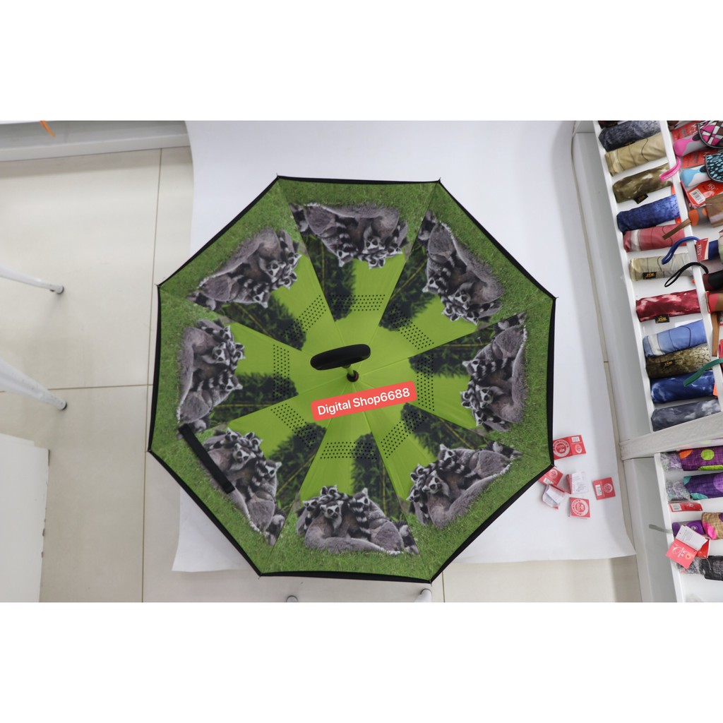 Payung Terbalik Reverse Kazbrella Gagang C 2ND Generatio Motif