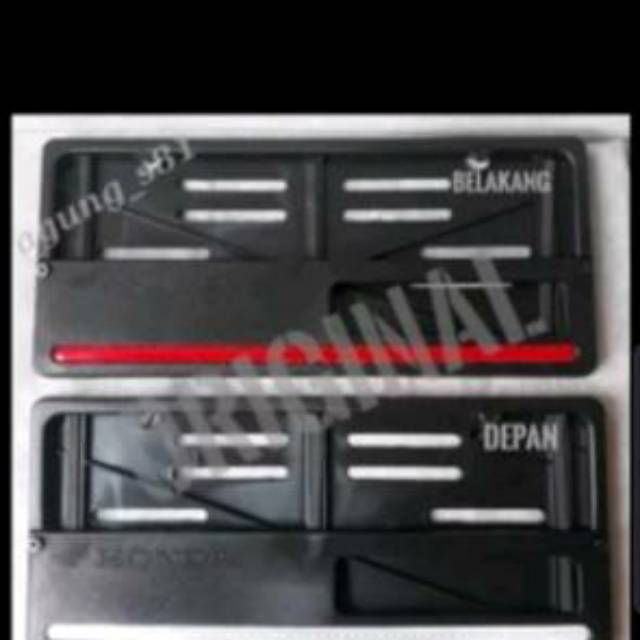Cover Plat Nomor Honda Beat Cbr 150r vario scoopy pcx 150 genio pcx 160 supra blade variasi motor