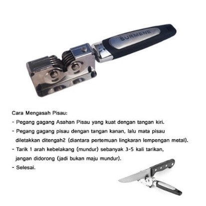 [BISA COD] PROMO Pengasah Pisau Alat Pengasah Asahan Pisau Asahan Gunting Stainless Murah Berkualitas