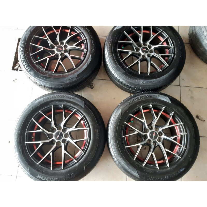 velg mobil bekas ring 15 plus ban lubang baut 8x100-114