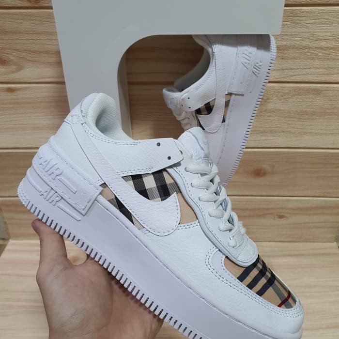 custom burberry air force 1