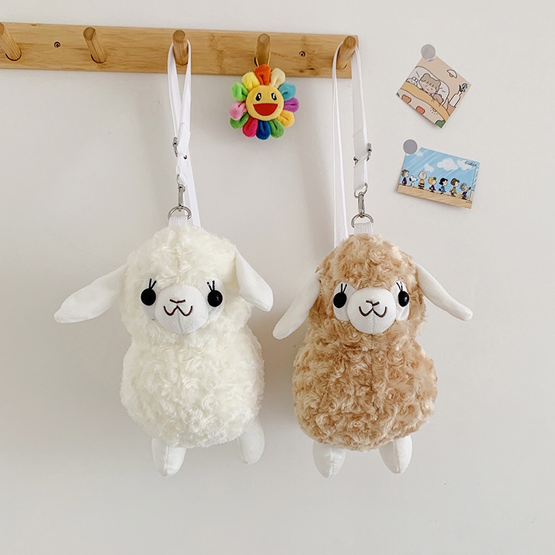 [littlecrab] Tas Domba Kecil Tas Lucu Sheep Cute Slingbag Tas Wanita Unik Gemesh Tas Model Kambing Korean Style