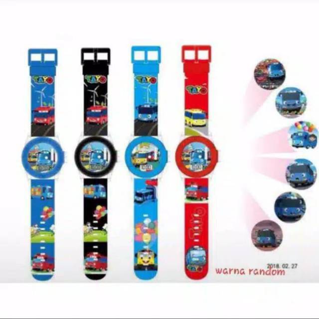 Jam Tangan Anak Laser Melodi (Character Cewe)