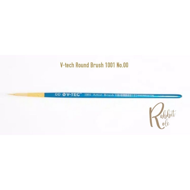 

V-TEC ROUND BRUSH 1001 tertipis no. 00