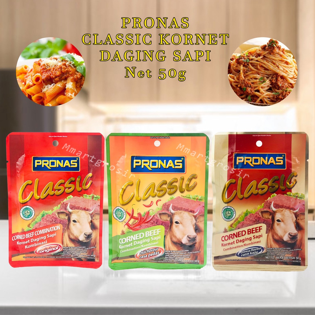 

PRONAS CLASSIC KORNET DAGING SAPI ORIGINAL 50g