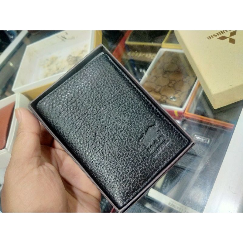 Dompet kartu nama ATM card holder multifungsi tempat Uang dan STNK logo merk