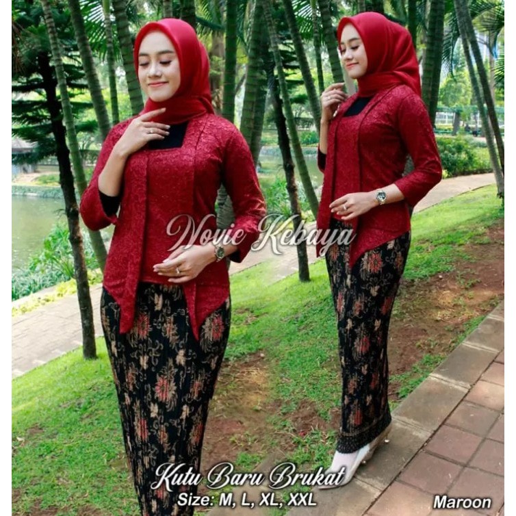 Kutubaru Brukat Corneli, Baju Kebaya Brokat Kutu baru Corneli Import/Kebaya Modern Tradisional