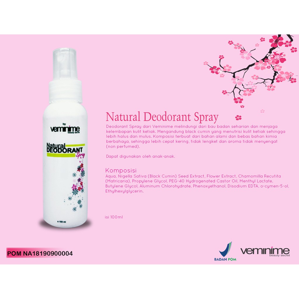 Natural Deodorant Veminime
