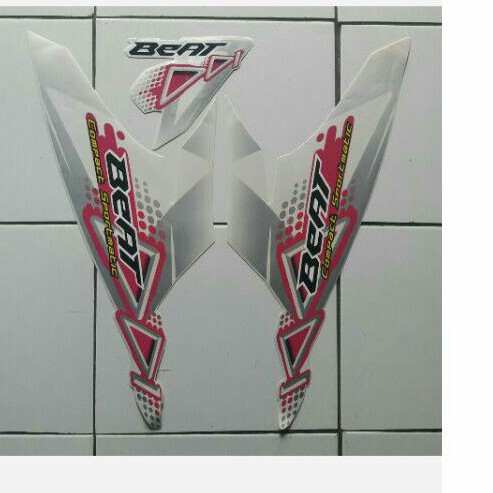 striping beat 2010 putih