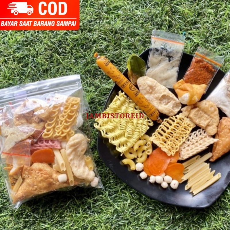 

(JAMBISTOREID) Seblak Pedas Kering Instant Siap Masak Mie Kerupuk Pilus Beserta Bumbu Frozen Food Makanan Siap Saji Tanpa Pengawet Jambi