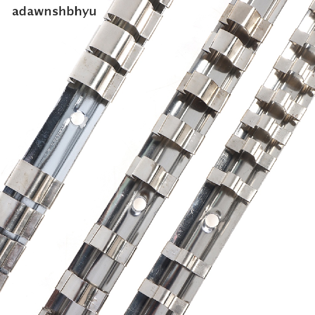 Adawnshbhyu 1pc Socket Rack Holder 1per4 3 /8 1/2in Dengan 16klip Rel Alat Organizer Penyimpanan