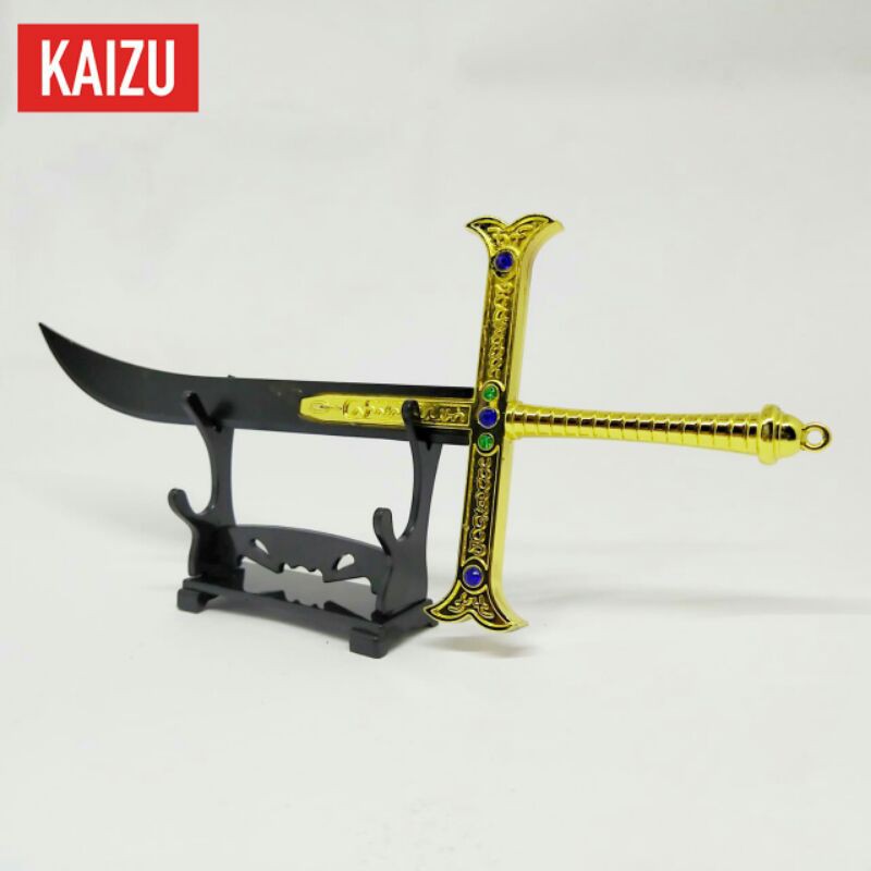 Gantungan Kunci Anime One Piece Miniatur Pedang Yoru Mihawk