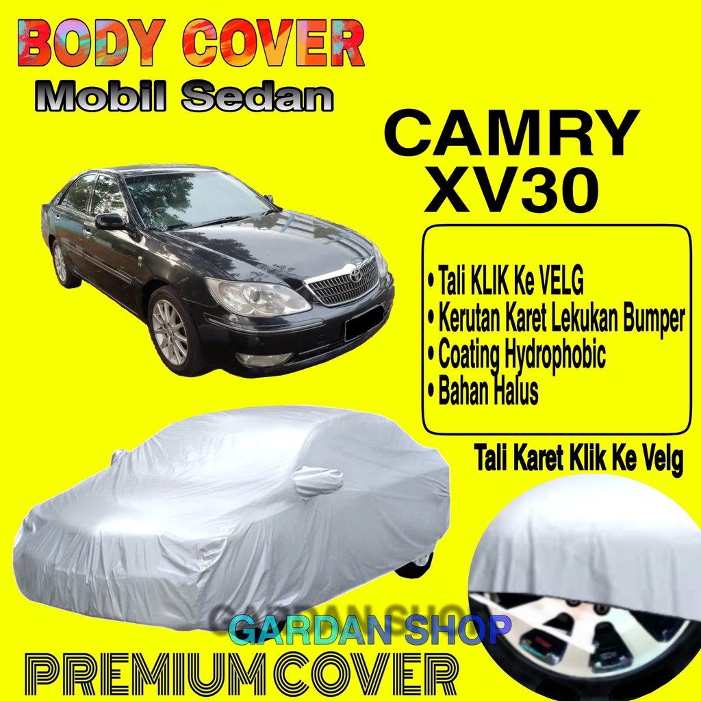 Sarung Mobil CAMRY XV30 Polos Body Cover Penutup Mobil Camry Xv30 PREMIUM Coating Waterproof