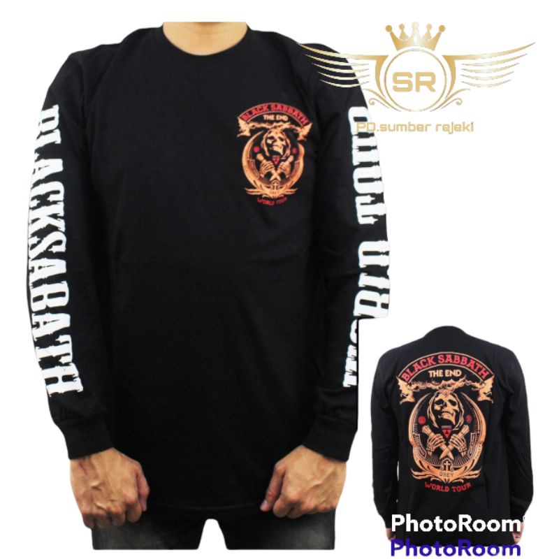 New kaos musik metal Black SABBATH lengan panjang