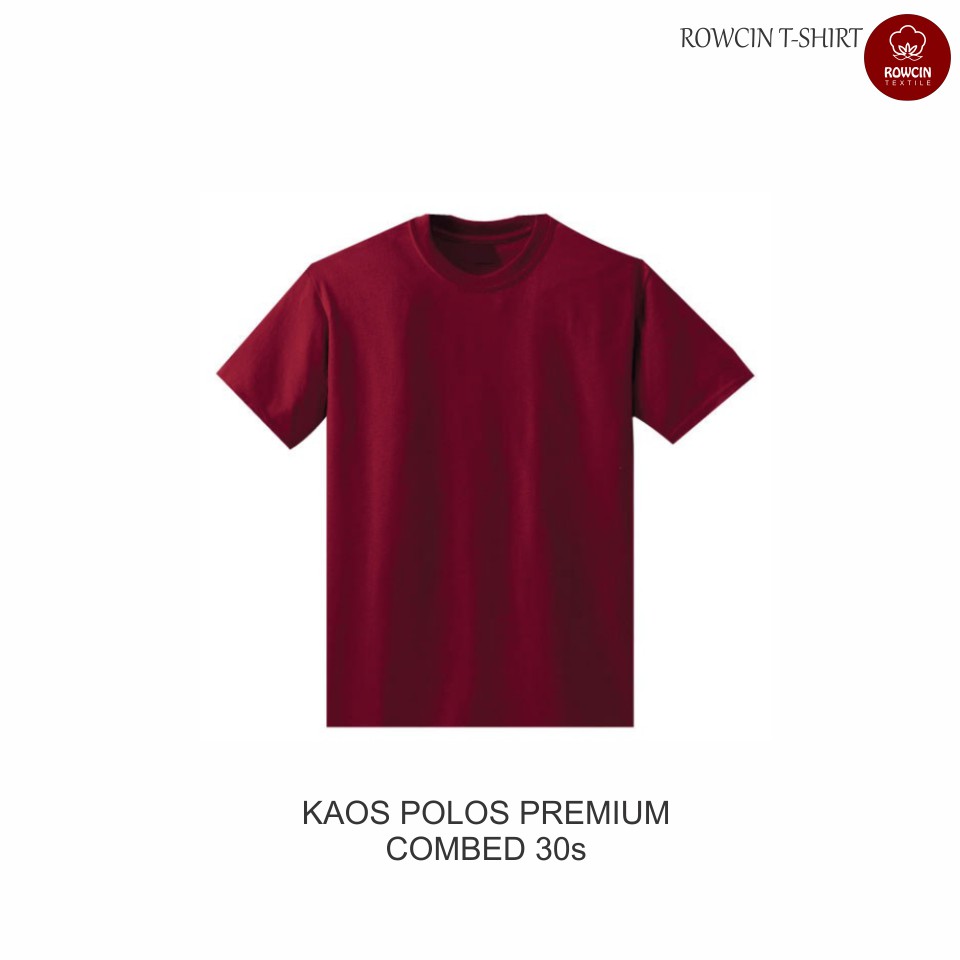 KAOS POLOS MAROON KATUN COMBED 30S