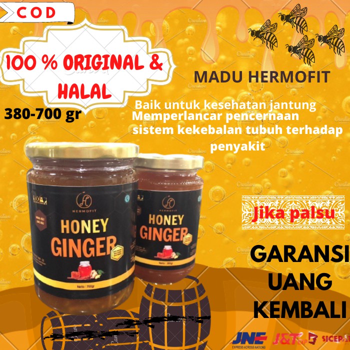 

MADU HONEY HERMOFIT GINGER JAHE ASLI 100% ORIGINAL PENURUN BERAN BADAN DAN MADU KESEHATAN TUBUH