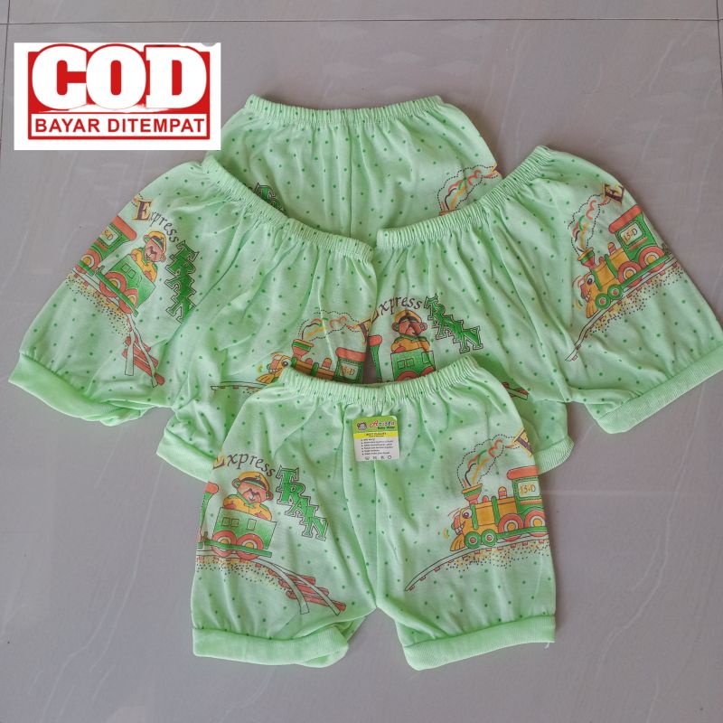 celana bayi PENDEK sablon 12pcs