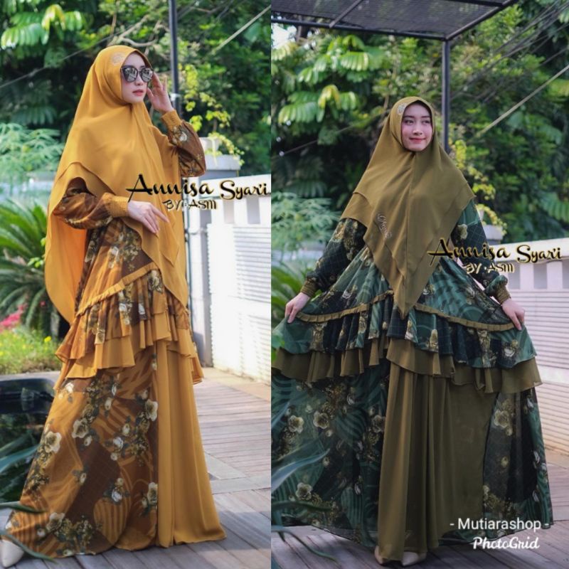 Set Annisa ceruti Babydoll ori Annisa Syari by Asm