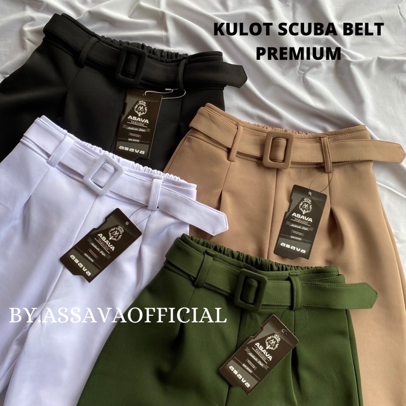 CELANA KULOT SCUBA BELT PREMIUM - KULOT SCUBA PREMIUM - KISHA BELT CULLOTE SCUBA PREMIUM - CELANA PREMIUM SCUBA IMPORT