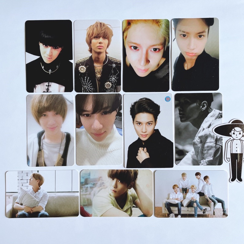 SHINee TAEMIN, JONGHYUN, ONEW PHOTOCARD EVERYBODY, SHERLOCK JAPAN, 1 AND 1, MOVE, I’M YOUR BOY, MOVE