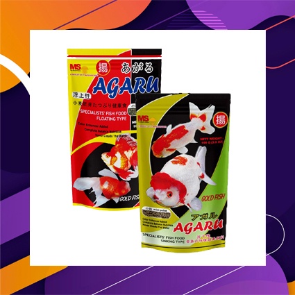 Pelet Ikan Mas Koki Agaru 100g