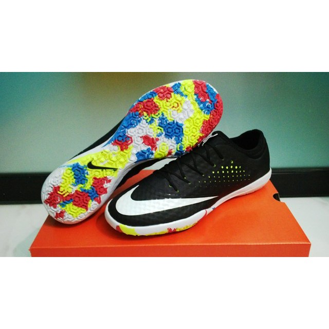 Terbaru Promo  Nike Elastico Finale Black Rainbow [Sepatu Futsal] [Replika Import] Berkualitas