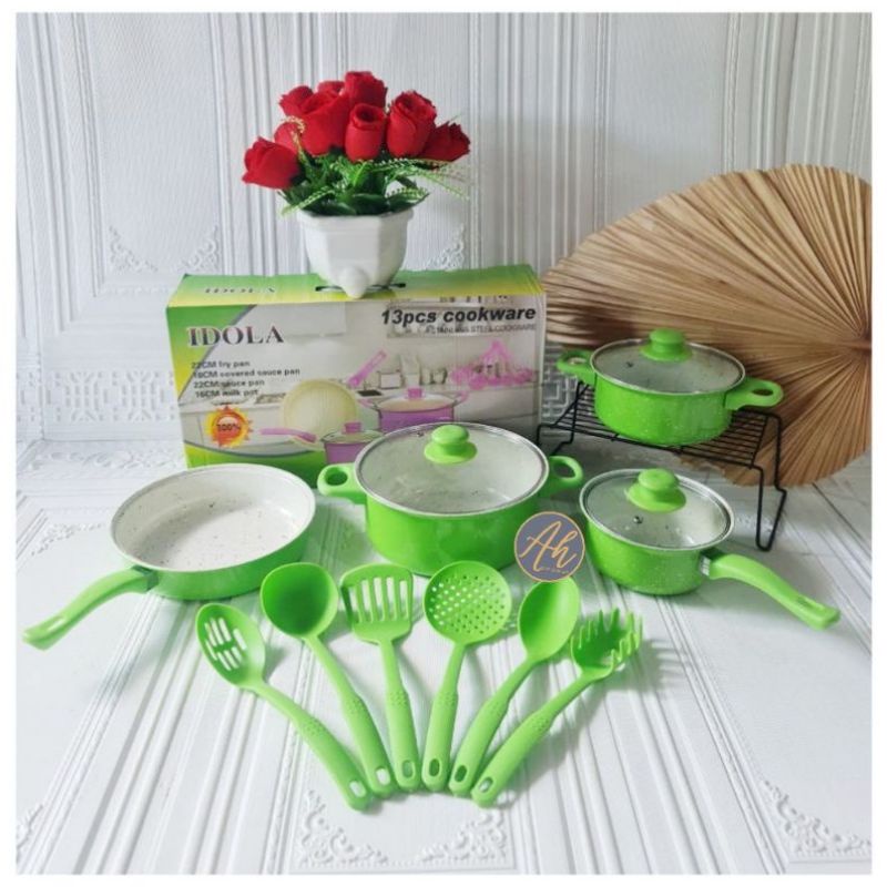 Panci set / Cookware set Tri J 13 pcs / Kuaida