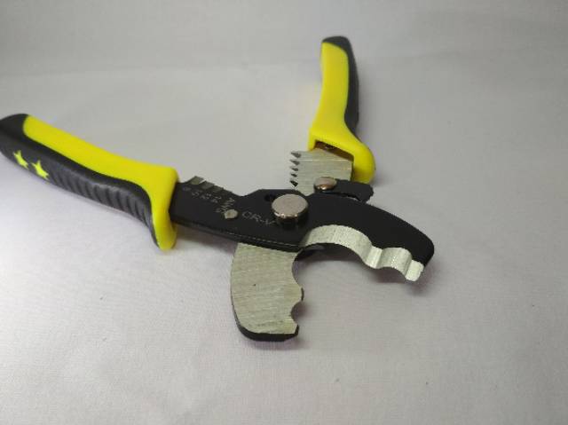 Tang Khusus Pemotong Potong Kupas Pengupas Kabel Crimpling Stripping Pliers