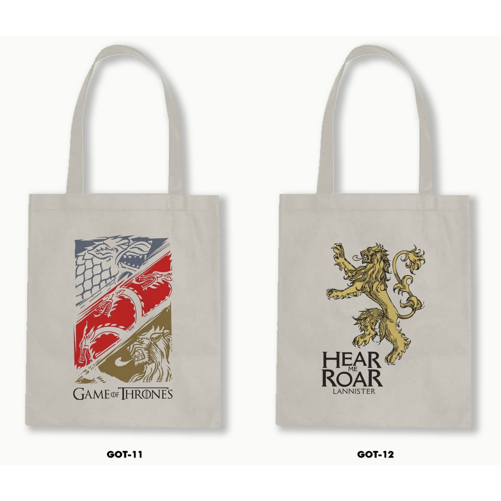 TOTE BAG BLACU - GAME OF THRONES 1