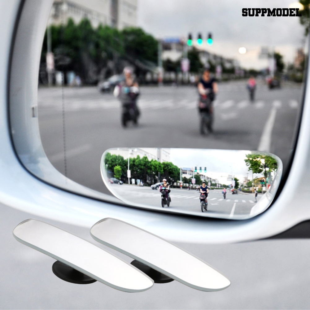 2pcs Kaca Spion Mobil Universal Sudut Lebar Rotasi 360 Derajat